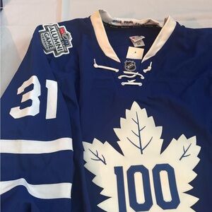 Curtis Joseph , Centennial Classic Alumni, autograph , game worn jersey .loa
